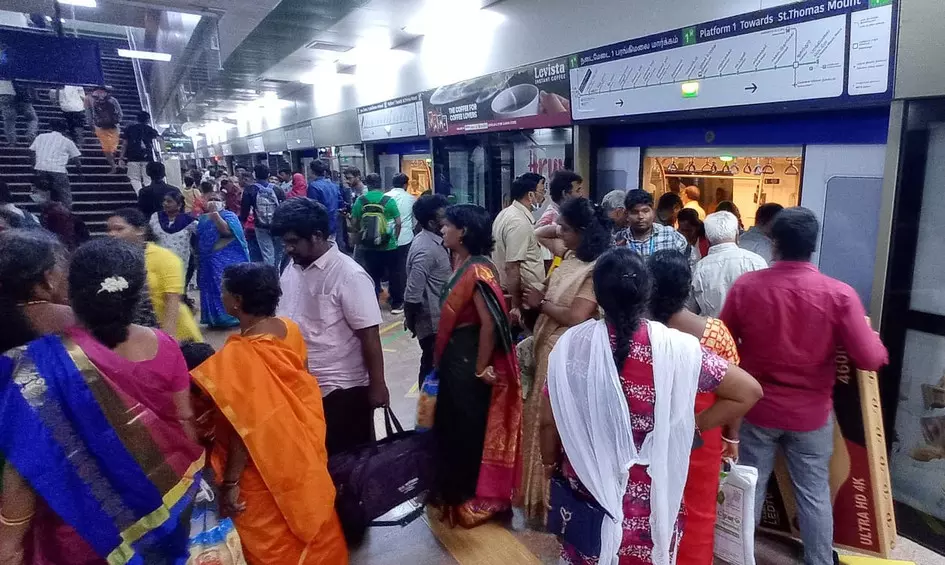 All-time spike: CMRL records 9.11 crore passenger ridership in 2023 All-time spike: CMRL records 9.11 crore passenger ridership in 2023