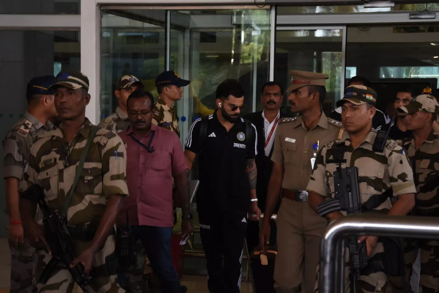 India and Australia teams land in Chennai for World Cup