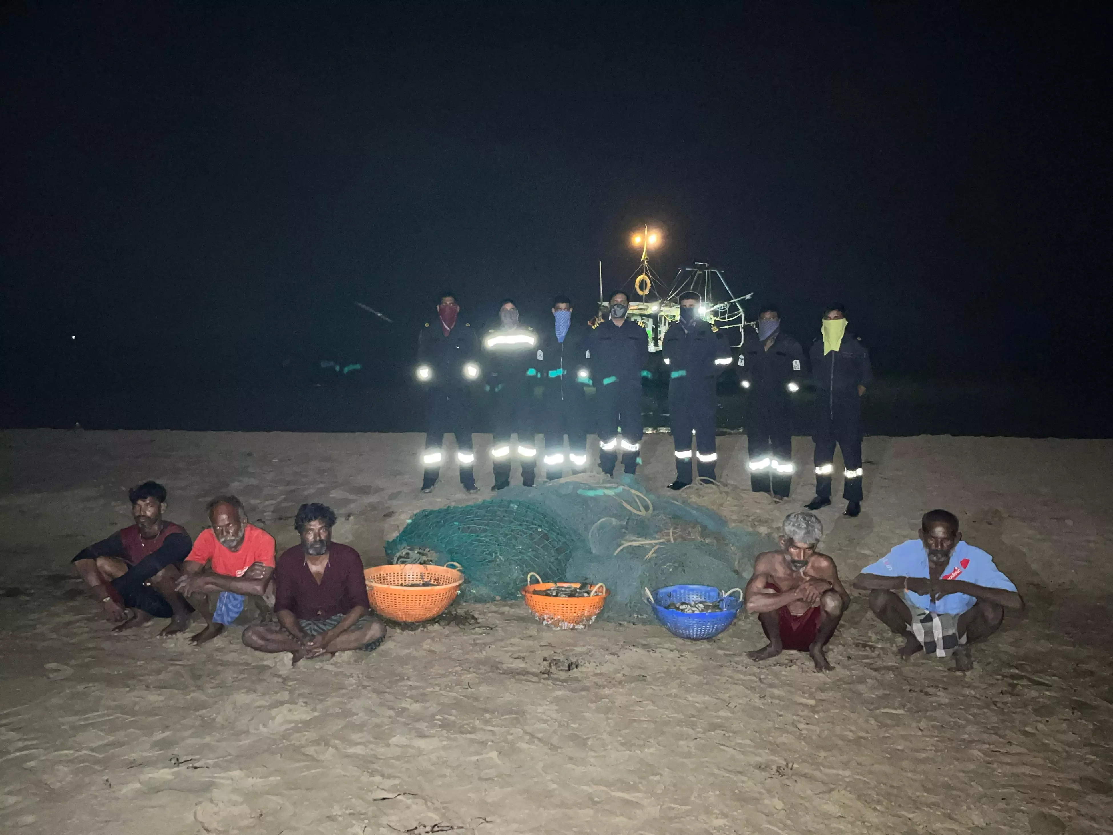 ICG seizes trawler with 45kg sea cucumber ICG seizes trawler with 45kg sea cucumber