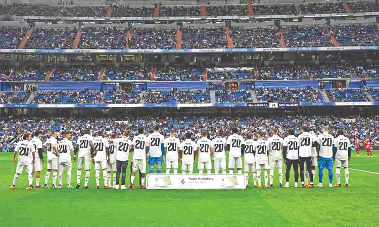 Team Real honours Vinicius after racial abuse