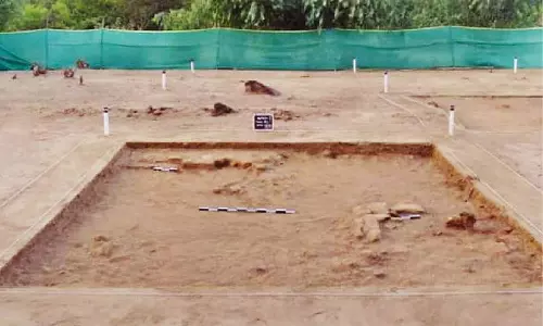 Brick structure unearthed at Porpanakkottai excavation site