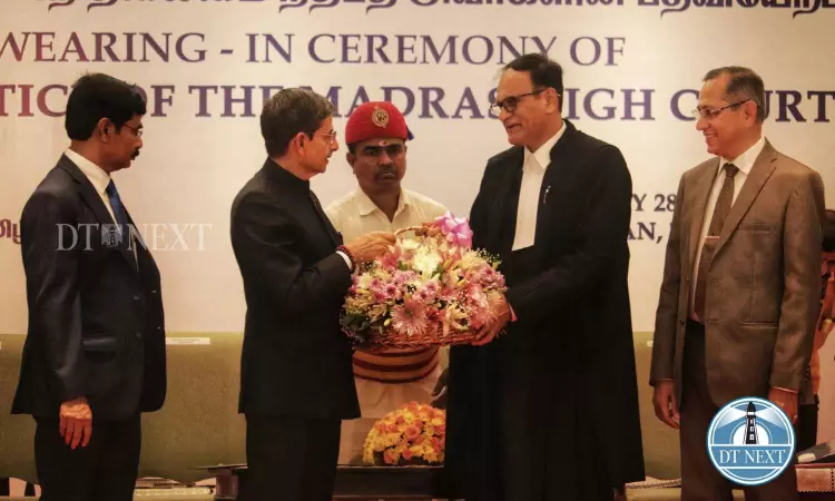 Justice SV Gangapurwala sworn-in as Chief Justice of Madras HC