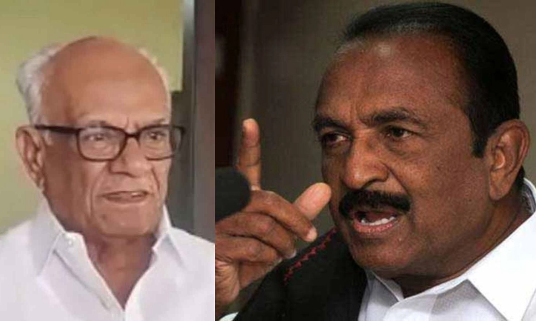 MDMK presidium chairman Tiruppur Duraisamy quits party MDMK presidium chairman Tiruppur Duraisamy quits party