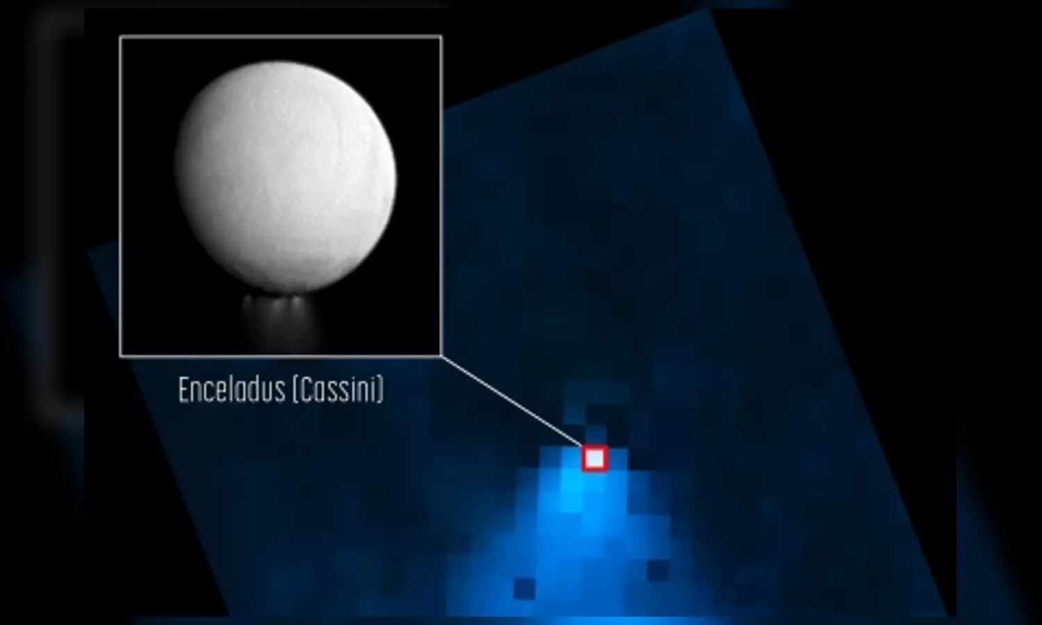 Webb telescope maps large plume jetting from Saturn’s moon