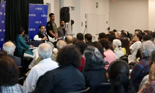 Modi can even confuse God, says Rahul in US