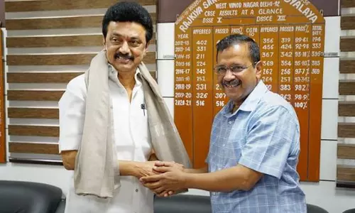 Delhi govt vs Centre ordinance row: Kejriwal to meet Stalin today Delhi govt vs Centre ordinance row: Kejriwal to meet Stalin today