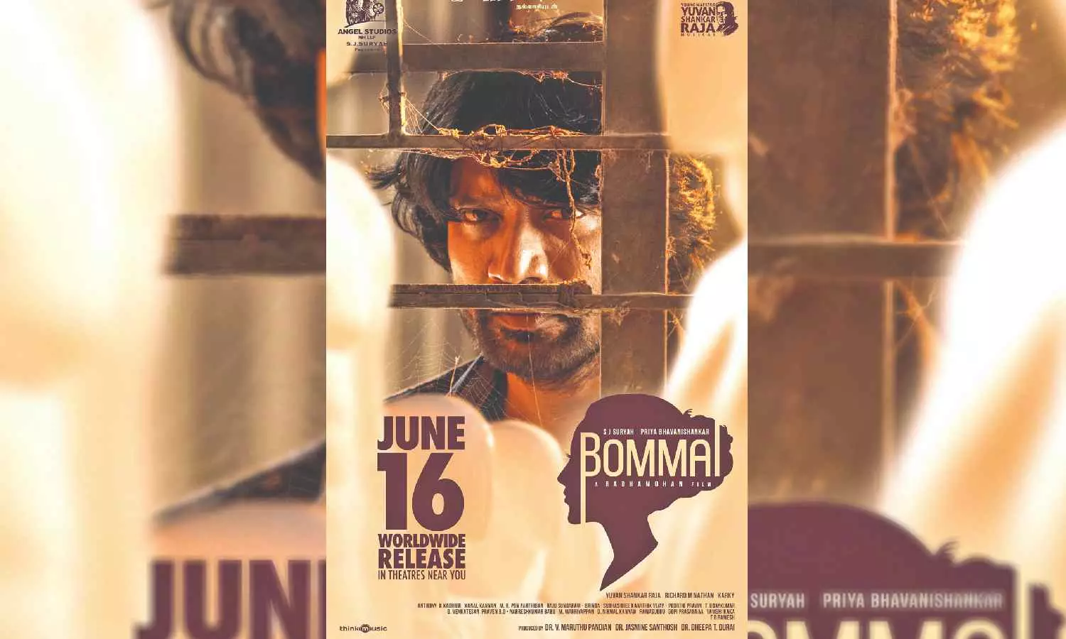 SJ Suryah’s Bommai to release in theatres on June 16