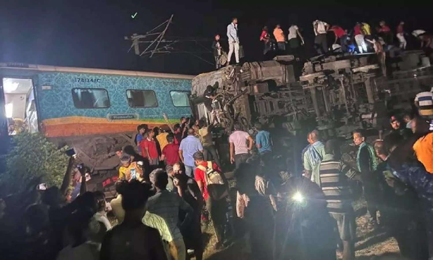 Sparks from overhead line, a violent shake and our coach derailed: Passenger