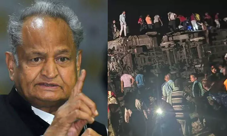 Ashok Gehlot condoles with Odisha train victims kin Ashok Gehlot condoles with Odisha train victims kin