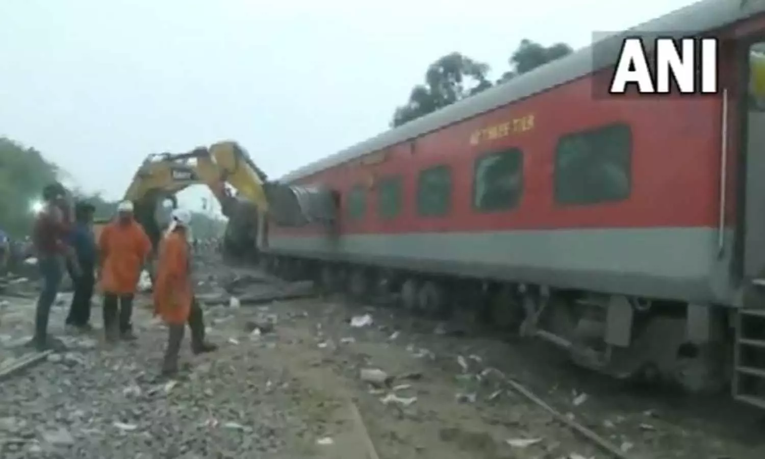 Restoration work is underway at the Balasore train... ... Odisha train crash live: Balasore Collector confirms death toll as 288 Restoration work is underway at the Balasore train... ... Odisha train crash live: Balasore Collector confirms death toll as 288