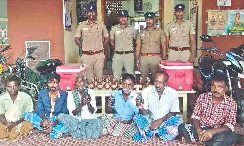 7 Thanjai bootleggers use walkie talkie to track cops; arrested