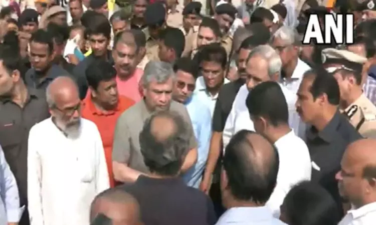 Odisha train derailment: CM Naveen Patnaik reaches Balasore accident site Odisha train derailment: CM Naveen Patnaik reaches Balasore accident site