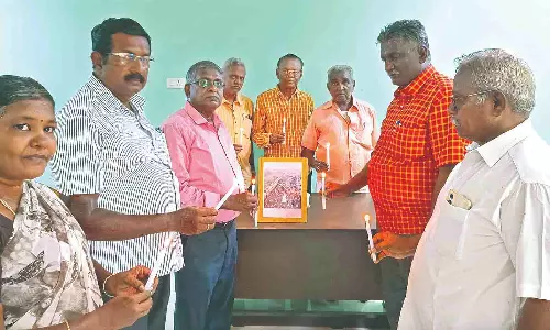 Thoothukudi rail passengers assn pays homage to victims Thoothukudi rail passengers assn pays homage to victims