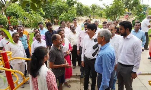 Shiv Das Meena inspected works carried out by GCC Shiv Das Meena inspected works carried out by GCC