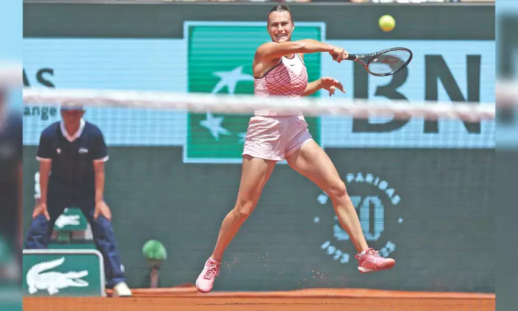 Sabalenka sets up Muchova clash