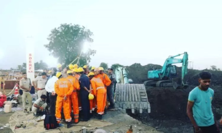 Rescue operations continue for 2nd day to save girl stuck in borewell in MP