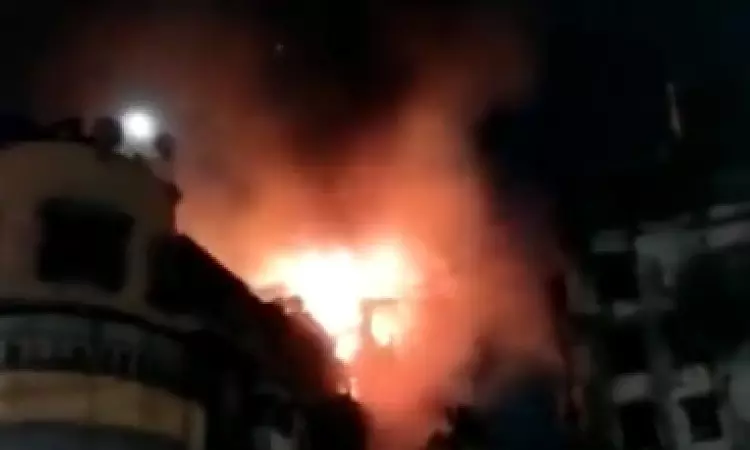 Major fire in residential building in Mumbai; at least 50 people rescued, no casualty Major fire in residential building in Mumbai; at least 50 people rescued, no casualty