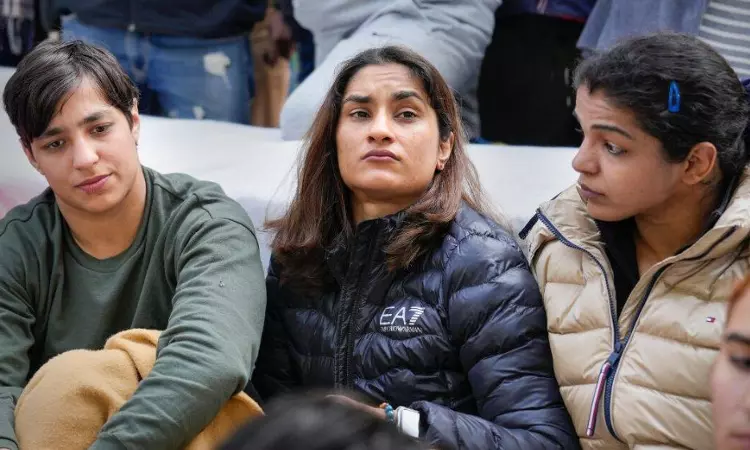 Delhi Police takes wrestler Sangeeta Phogat to WFI chiefs official residence