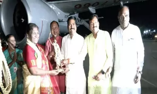 Prez Murmu receives grand welcome after successful two-nation tour