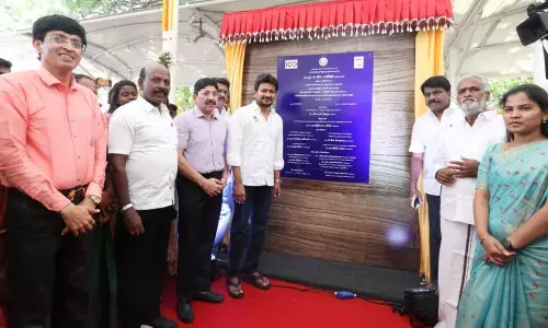 Udhay inaugurates  Kalaignar Centenary Bus Terminus at 1.20 crore