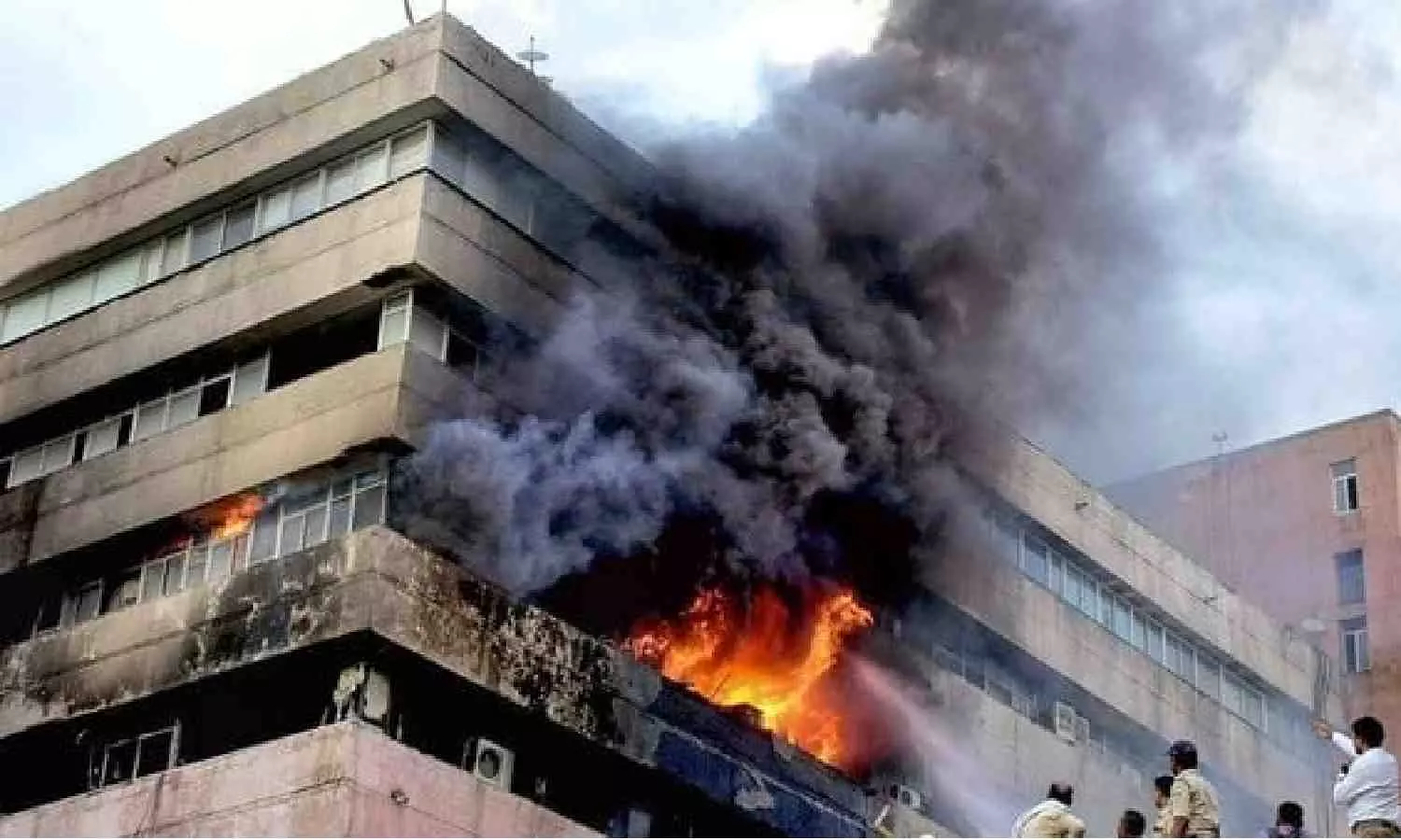 Fire at MP govt’s Satpura Bhawan doused, Cong claims ‘conspiracy’