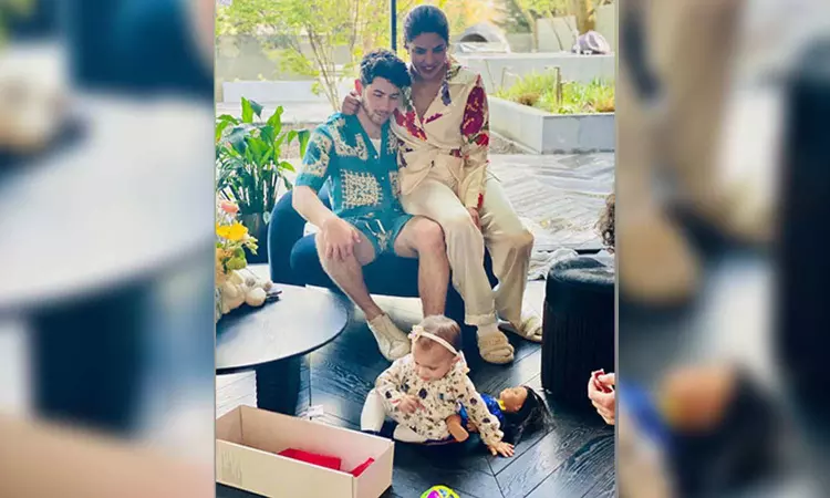 Nick Jonas shares adorable picture with daughter Malti