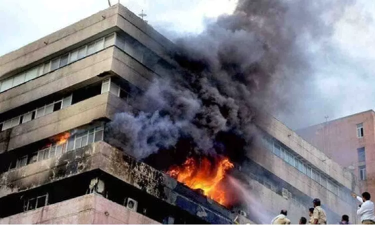 Fire at MP govt’s Satpura Bhawan doused, Cong claims ‘conspiracy’