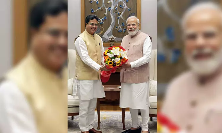 Tripura CM meets, congratulates PM Modi on completing 9 years of governance