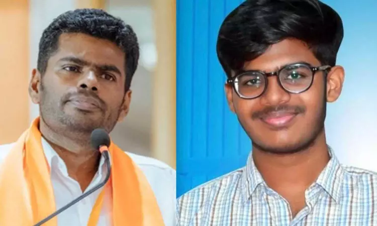 TN BJP chief Annamalai congratulates Tamil students topped in NEET