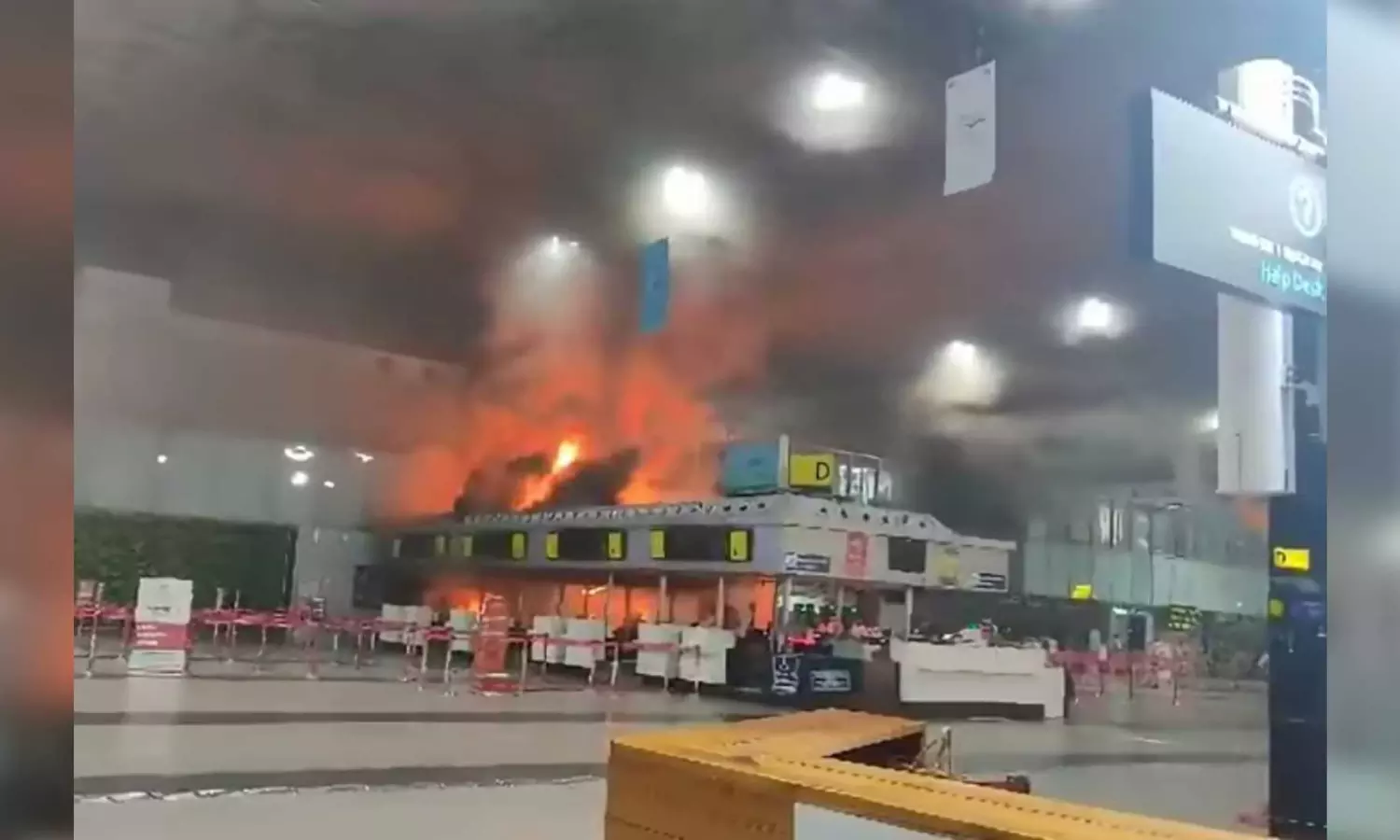 Fire breaks out in Kolkata airport
