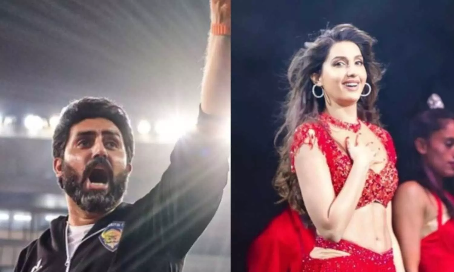 Watch: Abhishek Bachchan grooves to Kajra Re with Nora Fatehi