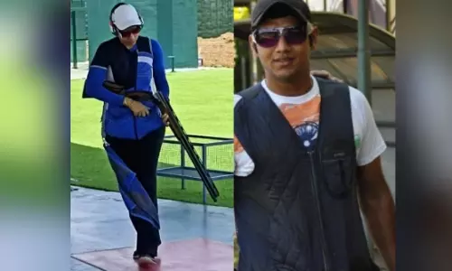 Kynan, Bhowneesh and Rajeshwari ahead on Day One of Trap trials
