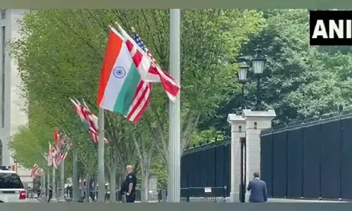 Tricolour flies high outside White House ahead of PM Modi visit to US