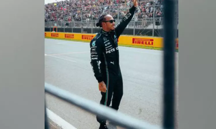 I love driving on this track, says Mercedes F1 team driver Lewis Hamilton