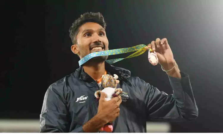 Tejaswin clinches gold medal, breaches decathlon Asian Games qualifying mark Tejaswin clinches gold medal, breaches decathlon Asian Games qualifying mark
