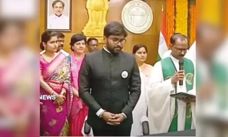 No religious bias in Telangana collectorate unveiling