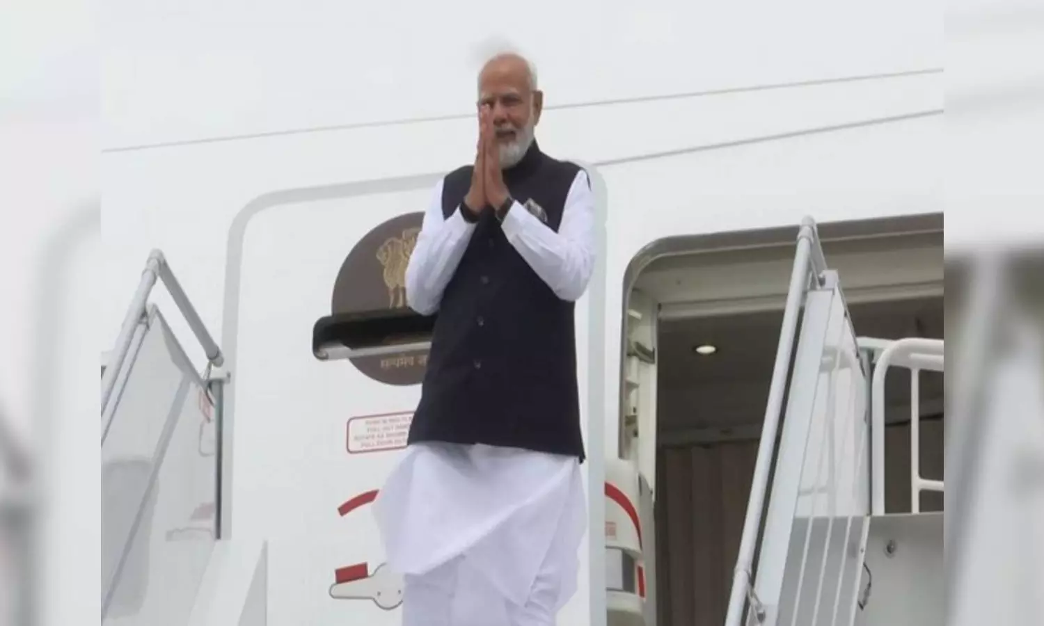PM Modi leaves for Washington ; to receive ceremonial welcome at WH tomorrow