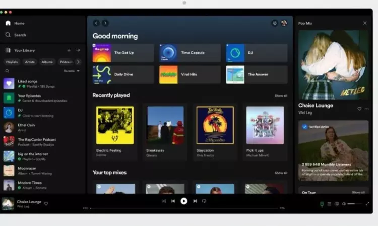 Spotify getting redesigned Your Library, Now Playing views on desktop Spotify getting redesigned Your Library, Now Playing views on desktop