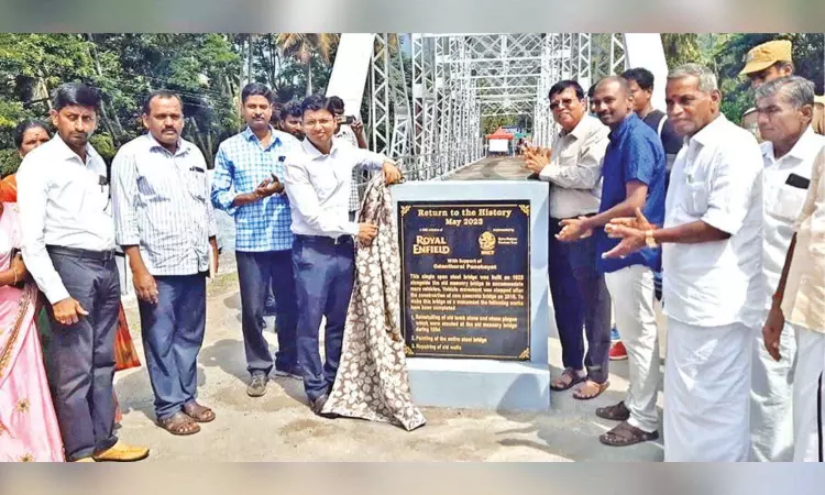 Renovated suspension bridge of British era reopens in Kovai