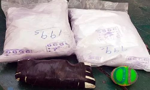 BSF recovers Pak drone, two packets of suspected narcotics in Fazilka