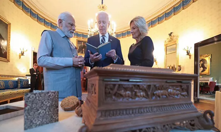 Modi thanks Biden, First Lady Jill for hosting him at White House