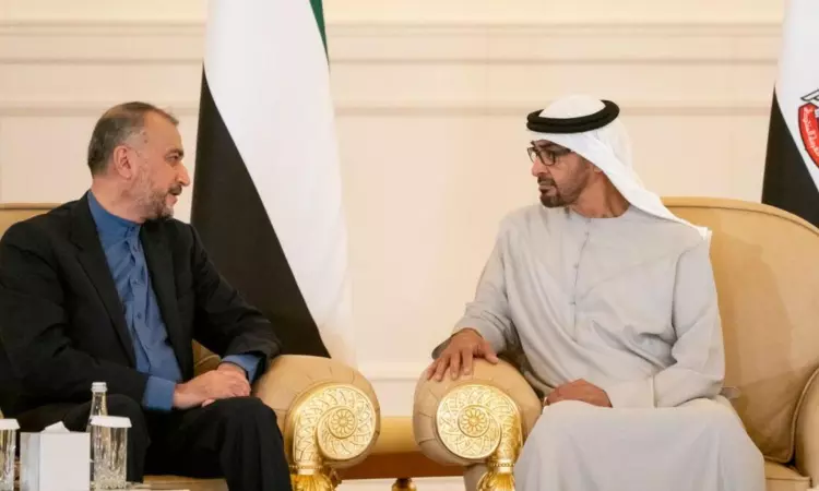 UAE President receives Irans Foreign Minister