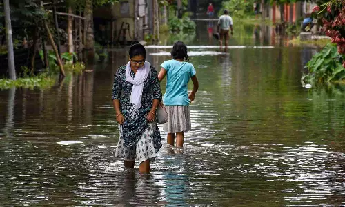 Assam flood situation grim, death toll at 2, over 4.88 lakh hit
