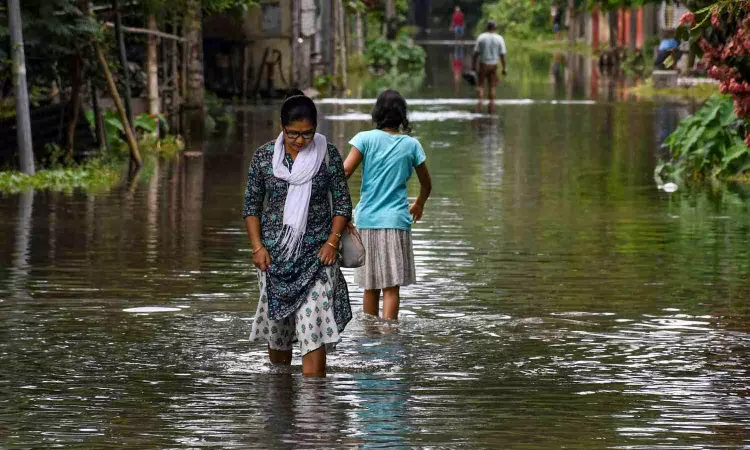 Assam flood situation grim, death toll at 2, over 4.88 lakh hit
