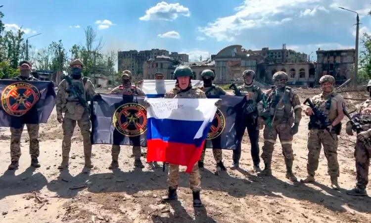 Russian mercenary chief says his forces are rebelling, some left Ukraine and entered city in Russia Russian mercenary chief says his forces are rebelling, some left Ukraine and entered city in Russia