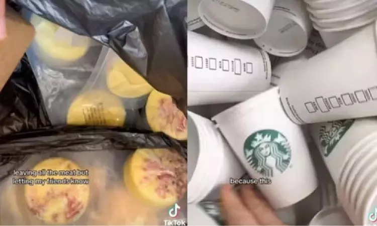 Woman claims popular coffeehouse chain threw unused food after closing Woman claims popular coffeehouse chain threw unused food after closing