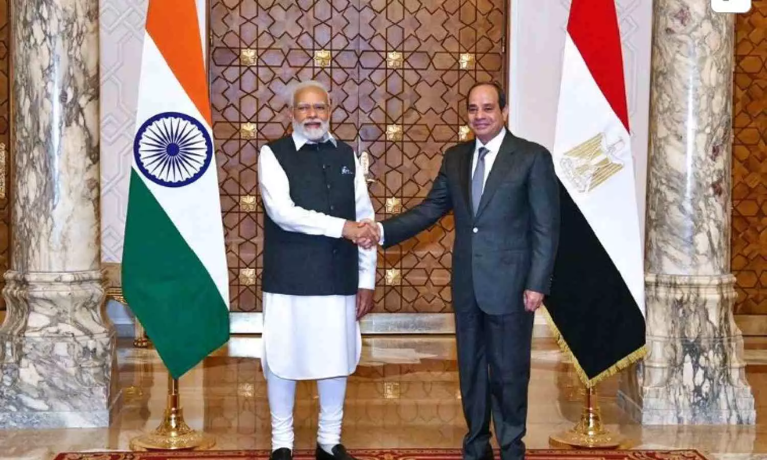 Egypt and India bolster ties as Modi makes first trip to Cairo