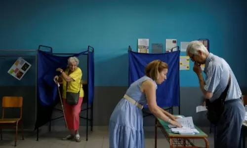 Greeks vote again with conservatives likely winners