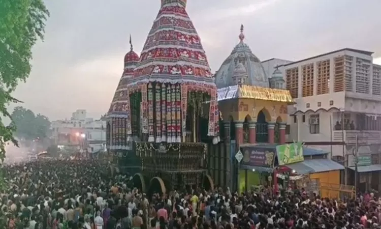 Devotees throng to witness chariot procession at TNs Chidambaram Natarajar temple