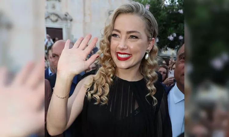 Amber Heard returns to red carpet one year after Johnny Depp trial
